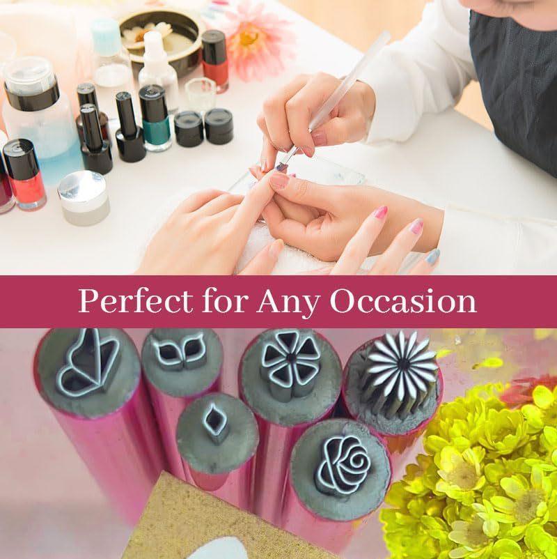 6 Pieces Nail Art Stamp Pen Set - Purely Find