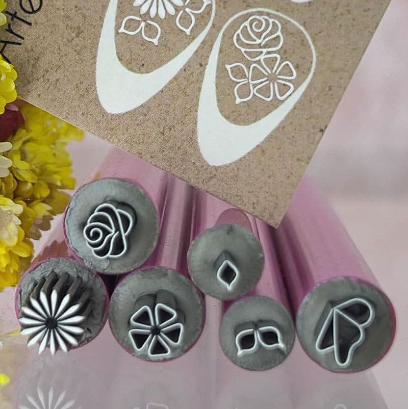 6 Pieces Nail Art Stamp Pen Set - Purely Find